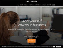 Tablet Screenshot of lindadeluca.net